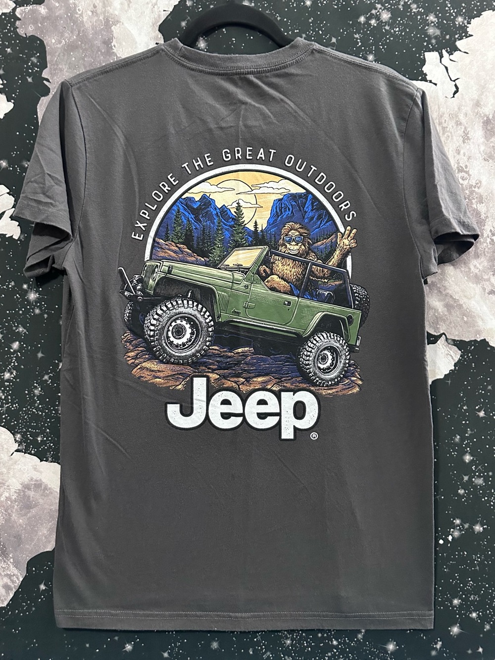 Jeep Trucks Bigfoot Sasquatch Graphic Shirt